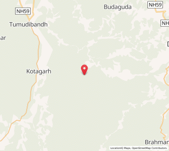 Map of Subarnagiri, Odisha