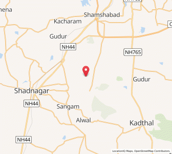Map of Subhanpur, Andhra Pradesh