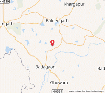 Map of Suda, Madhya Pradesh