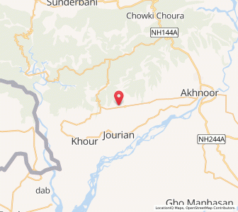 Map of Sudan di Dhok, Kashmir