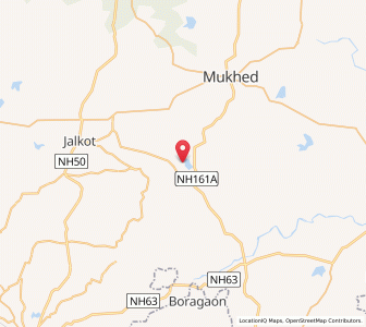 Map of Sugaon, Maharashtra