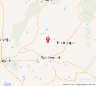 Map of Sujanpurapara, Madhya Pradesh