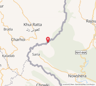 Map of Suka Nabdri, Kashmir