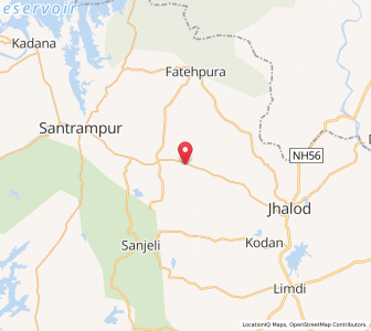 Map of Sukhsar, Gujarat