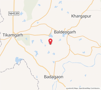 Map of Sukora, Madhya Pradesh