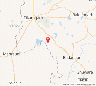 Map of Sukwaha, Madhya Pradesh