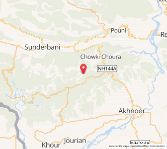 Map of Sulian, Kashmir