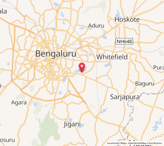 Map of Sun City, Tamil Nadu