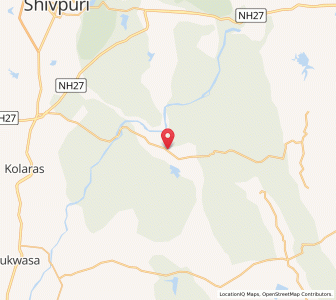 Map of Sunaj, Madhya Pradesh