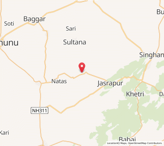 Map of Sunarli ki Dhani, Rajasthan