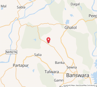 Map of Sundani, Rajasthan