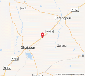 Map of Sunera, Madhya Pradesh