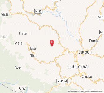 Map of Sungriya, Uttarakhand