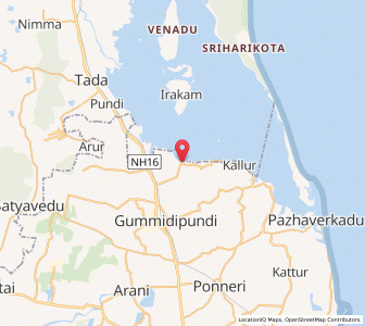 Map of Sunnambukkulam, Tamil Nadu
