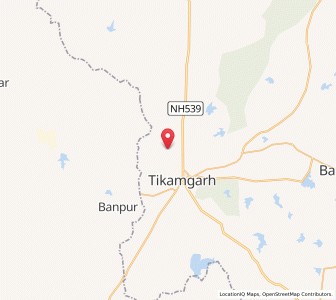 Map of Sunwaha, Madhya Pradesh