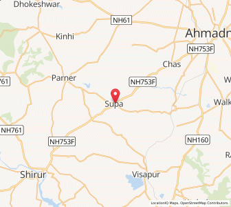 Map of Supe, Maharashtra