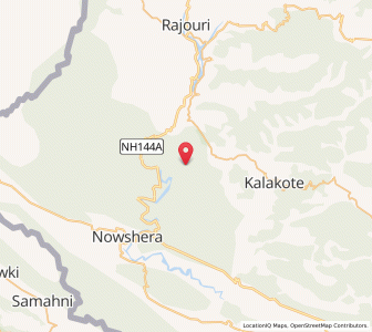 Map of Superni, Kashmir