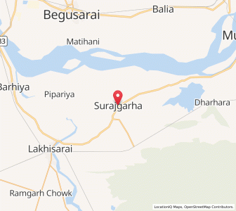Map of Surajgarha, Bihar