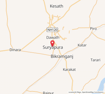 Map of Surajpura, Bihar