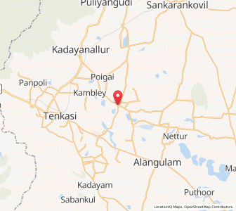 Map of Surandai, Tamil Nadu