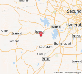 Map of Surangal, Andhra Pradesh