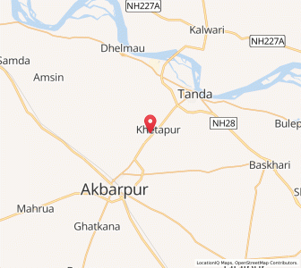 Map of Surapur, Uttar Pradesh