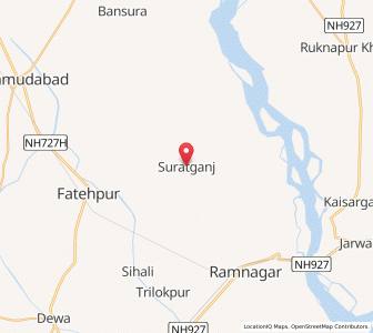 Map of Suratganj, Uttar Pradesh