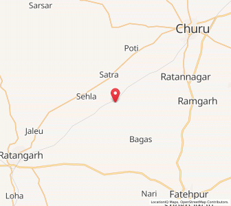Map of Suratpura, Rajasthan