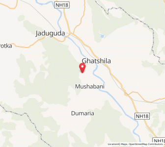 Map of Surda, Jharkhand