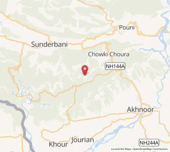 Map of Surgla, Kashmir