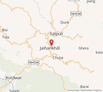 Map of Surmari Malli, Uttarakhand