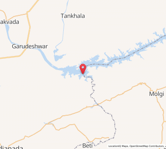 Map of Surpan, Gujarat