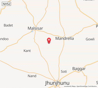 Map of Surti ki Dhani, Rajasthan