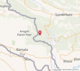 Map of Sutula, Kashmir