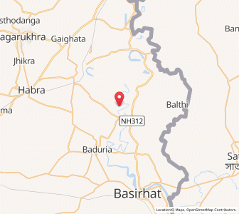 Map of Swarupnagar, West Bengal