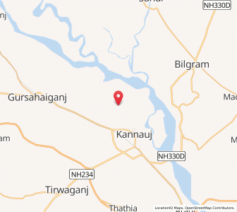 Map of Tahsipur Kannauj, Uttar Pradesh