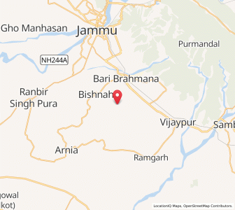 Map of Takar, Kashmir