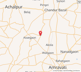 Map of Takarkhera, Maharashtra