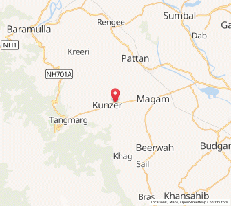 Map of Takia Batpur, Kashmir