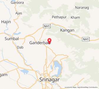 Map of Takia Khalamul, Kashmir