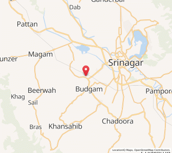 Map of Takipura, Kashmir