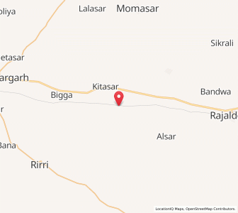 Map of Takiya, Rajasthan