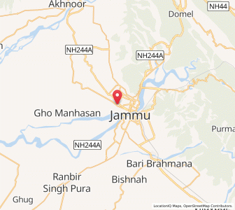 Map of Talab Tillo, Kashmir