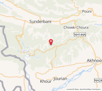 Map of Talal, Kashmir