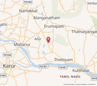 Map of Talamalaippatti, Tamil Nadu