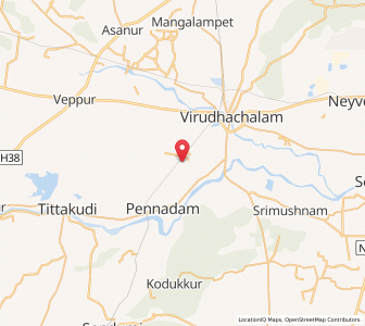Map of Talanallur, Tamil Nadu