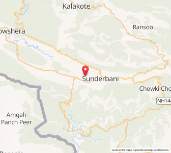 Map of Talani, Kashmir