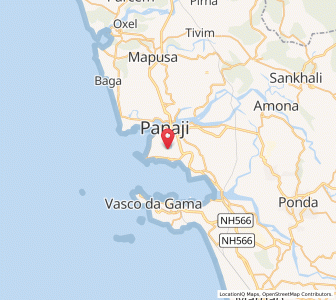 Map of Taleigao, Goa