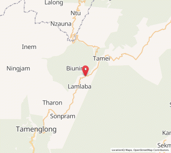 Map of Taloulong, Manipur