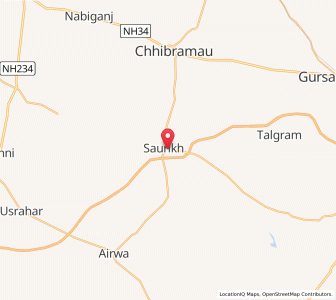 Map of Talpar, Uttar Pradesh